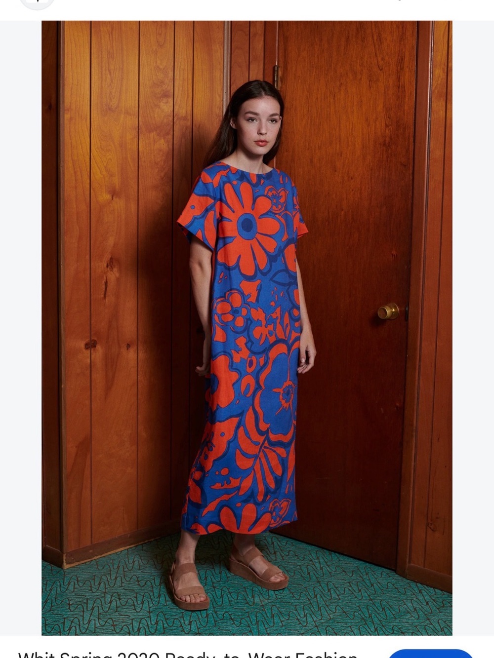 Whit winona linen maxi dress in XS